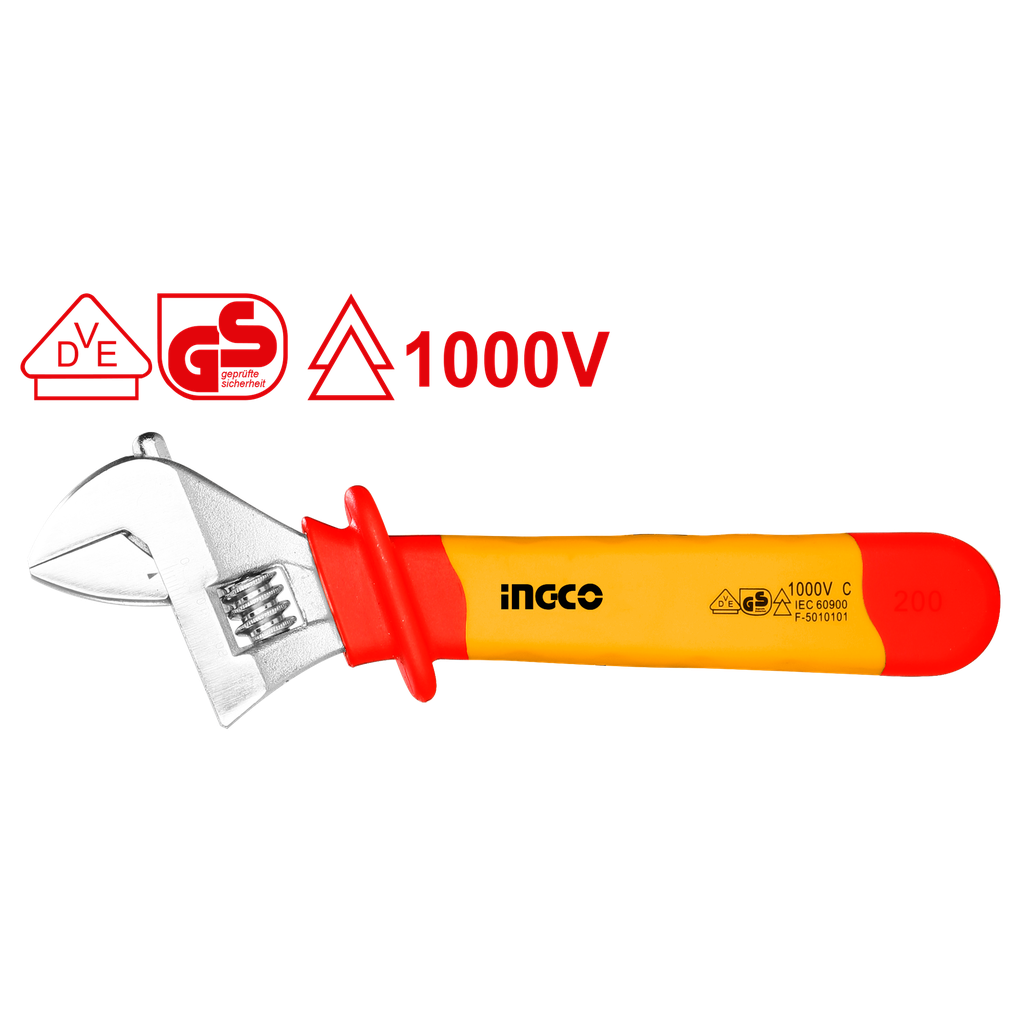 [HIADW101] HIADW101 INSULATED ADJUSTABLE WRENCH